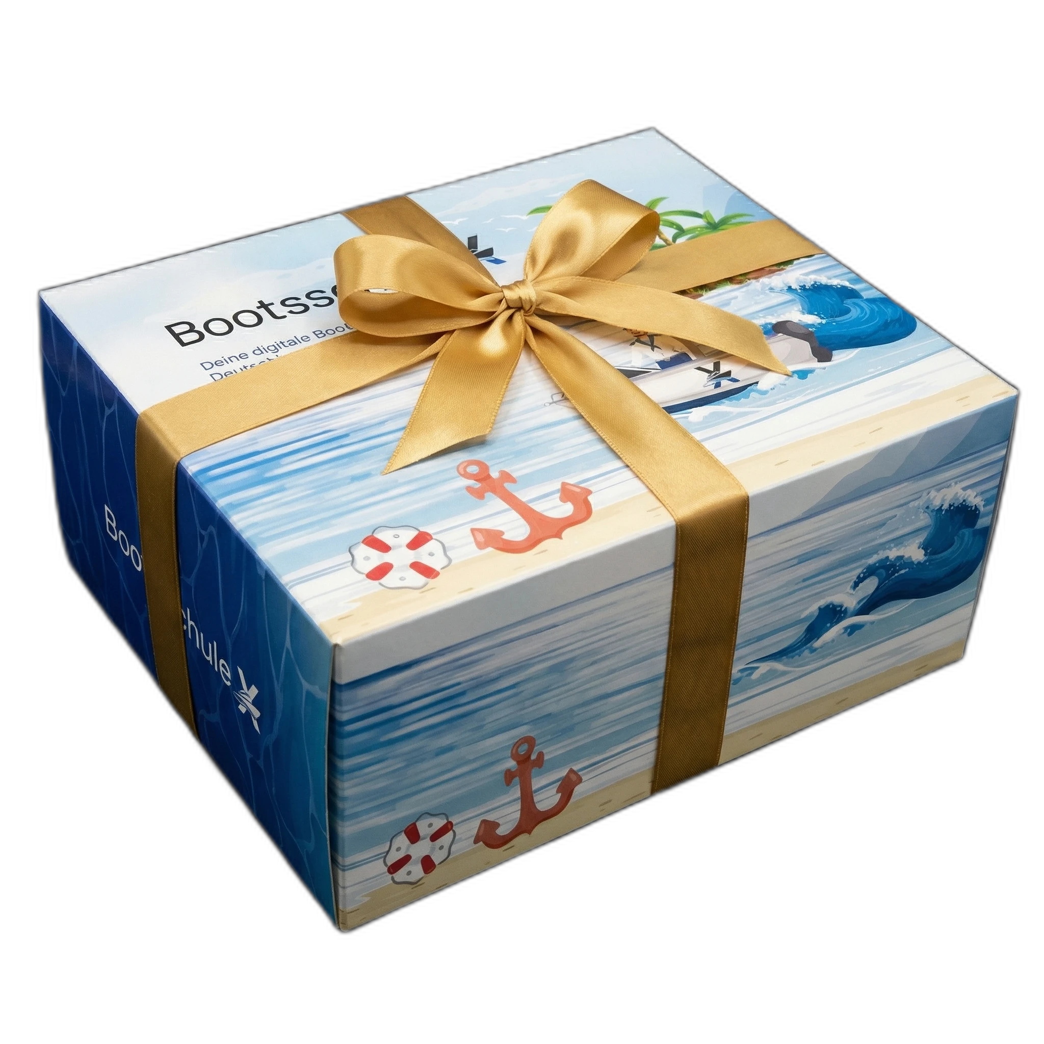 BootsschuleX Geschenkset - Box, Gutschein und Navigationsmaterialien