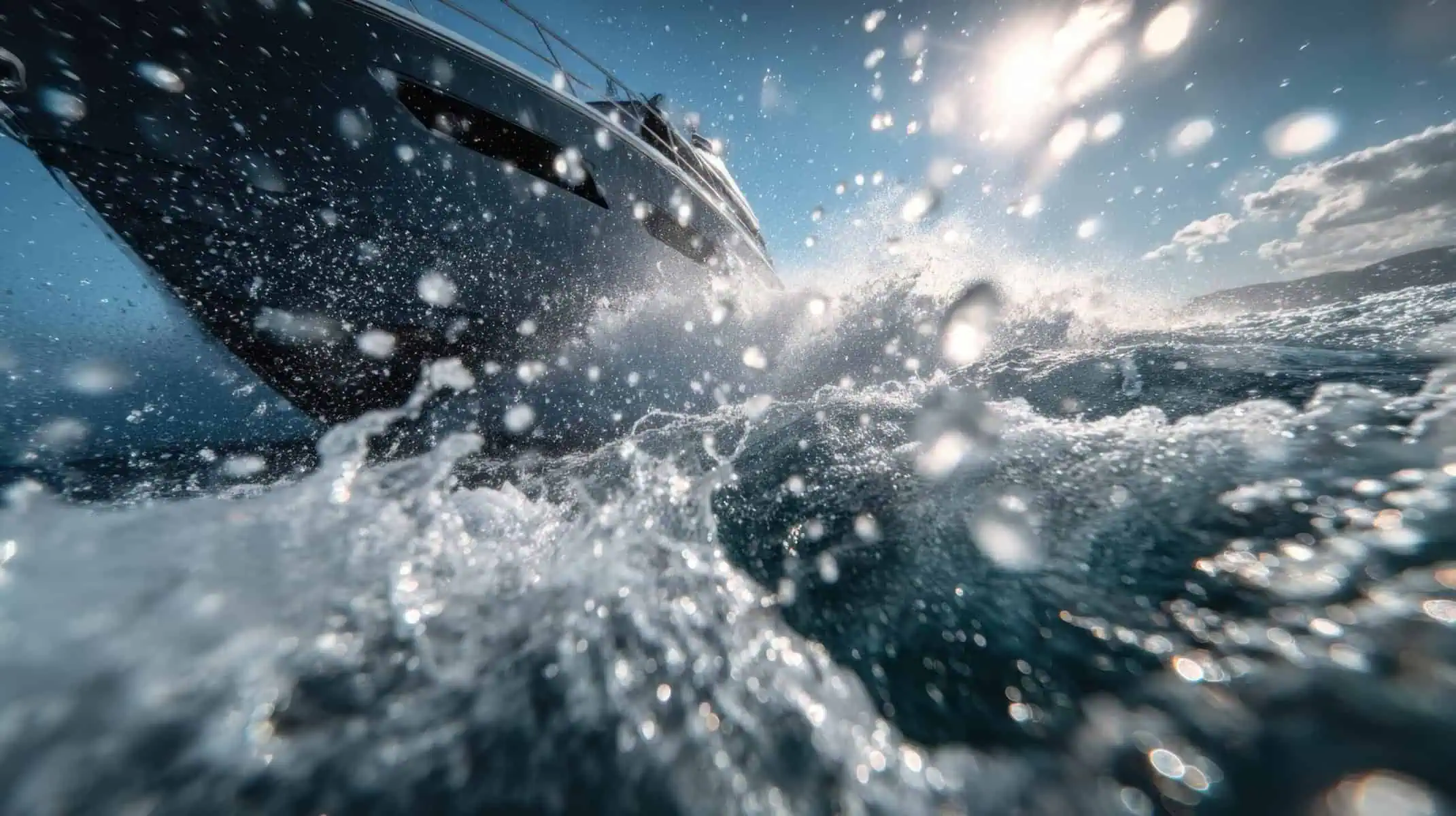 Sportboot als Symbolbild für sportbootführerschein hamburg