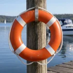 Rettungsring am Steg