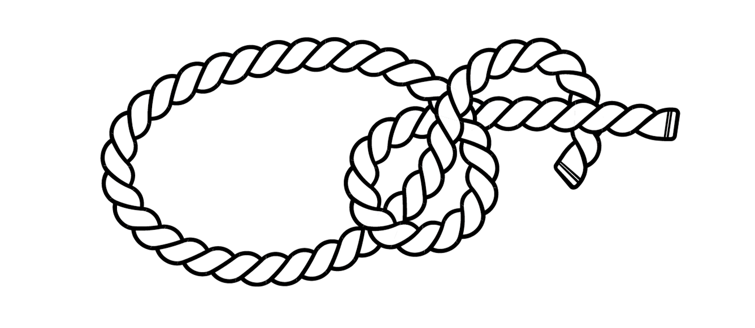 Palstek Schritt 5: Lose Ende zurück Richtung Auge